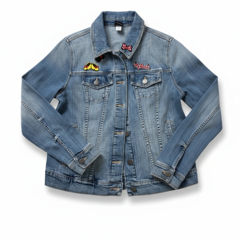 NWOT Torrid Disney Minnie Mouse Denim Jacket Sz 0 (12)